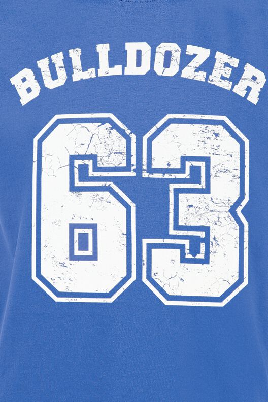 Bud Spencer – Bulldozer 63 – Maglietta con stampa blu royal L
