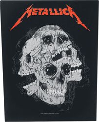 Skulls, Metallica, Backpatch