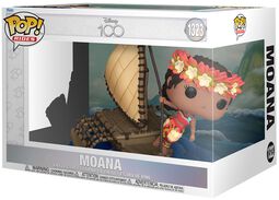 Disney 100 - Moana (POP! Rides Super Deluxe) vinyl figure 1323, Oceania, Funko Pop!