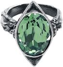 Absinthe Fairy Spirit Crystal Ring, Alchemy Gothic, Ring