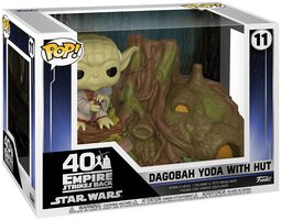 Dagobah Yoda With Hut (Pop! Town) Vinyl Figur 11, Star Wars, Funko Pop! Town