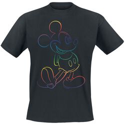 Rainbow Mickey, Micky Maus, T-Shirt