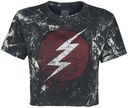 Cracked Logo, The Flash, T-Shirt