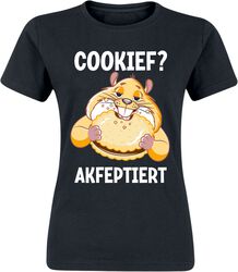 Hamster IT Cookief? Akfepiert, Tierisch, T-Shirt Manches courtes
