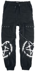 Sweatpants With Pockets and Straps, Gothicana by EMP, Stoffhose