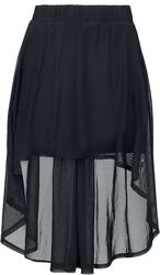 Skirt with transparent details, Gothicana by EMP, Minigonna
