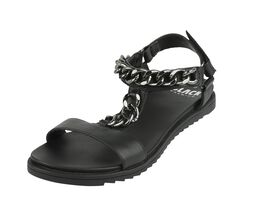 Sandals with chains, Black Premium by EMP, Infradito