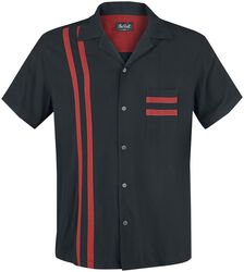 Lucky Stripe Bowling Shirt, Chet Rock, Kurzarmhemd