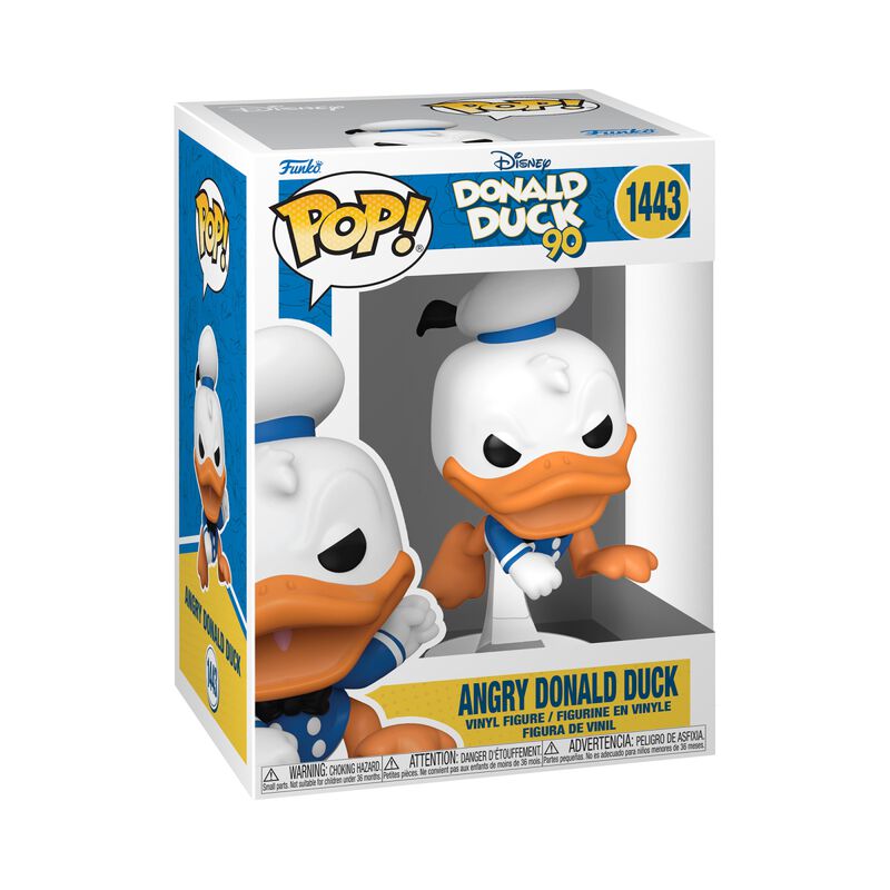 90th Anniversary - Angry Donald Duck Vinyl Figur 1443