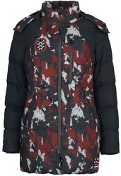 Camouflage Winter Jacket, Rock Rebel by EMP, Winterjacke