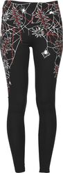 Leggings with Spiderweb, Gothicana by EMP, Leggings