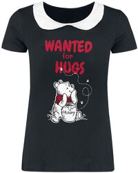 Wanted for Hugs, Winnie L'Ourson, T-Shirt Manches courtes