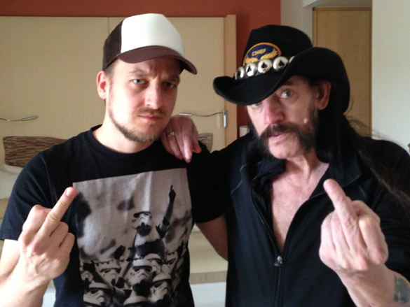 Lemmy Killmister und Ben Foitzik