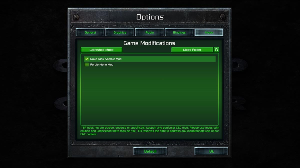 Auch bestehende Modding-Projekte funktionieren.