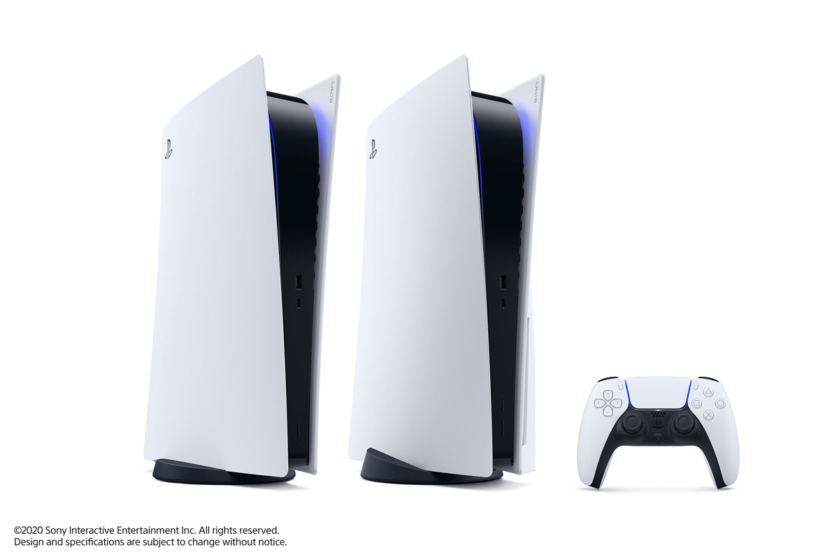 Das Design der PlayStation 5 steht fest. Quelle: Sony