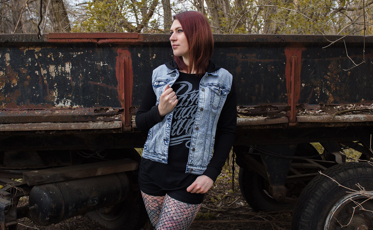 Denim Soul Übergangsjacke Black Premium by EMP