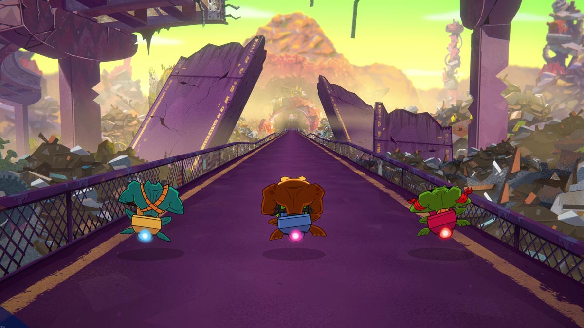 Schon damals waren die Level mit den Turbo-Bikes ein Albtraum.