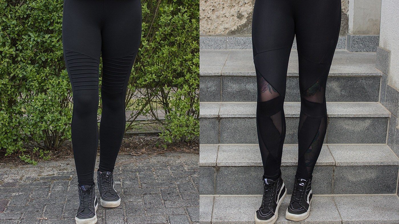 Ladies Triangel Tech Mesh Leggings und Ladies Tech Biker Leggings 