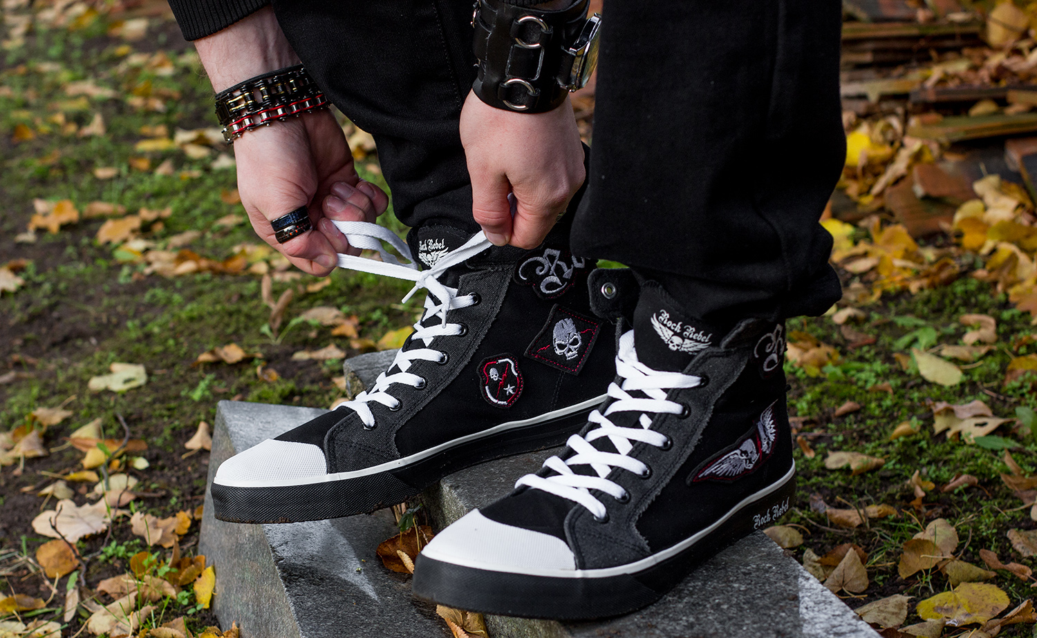 Walk The Line Sneaker von Rock Rebel