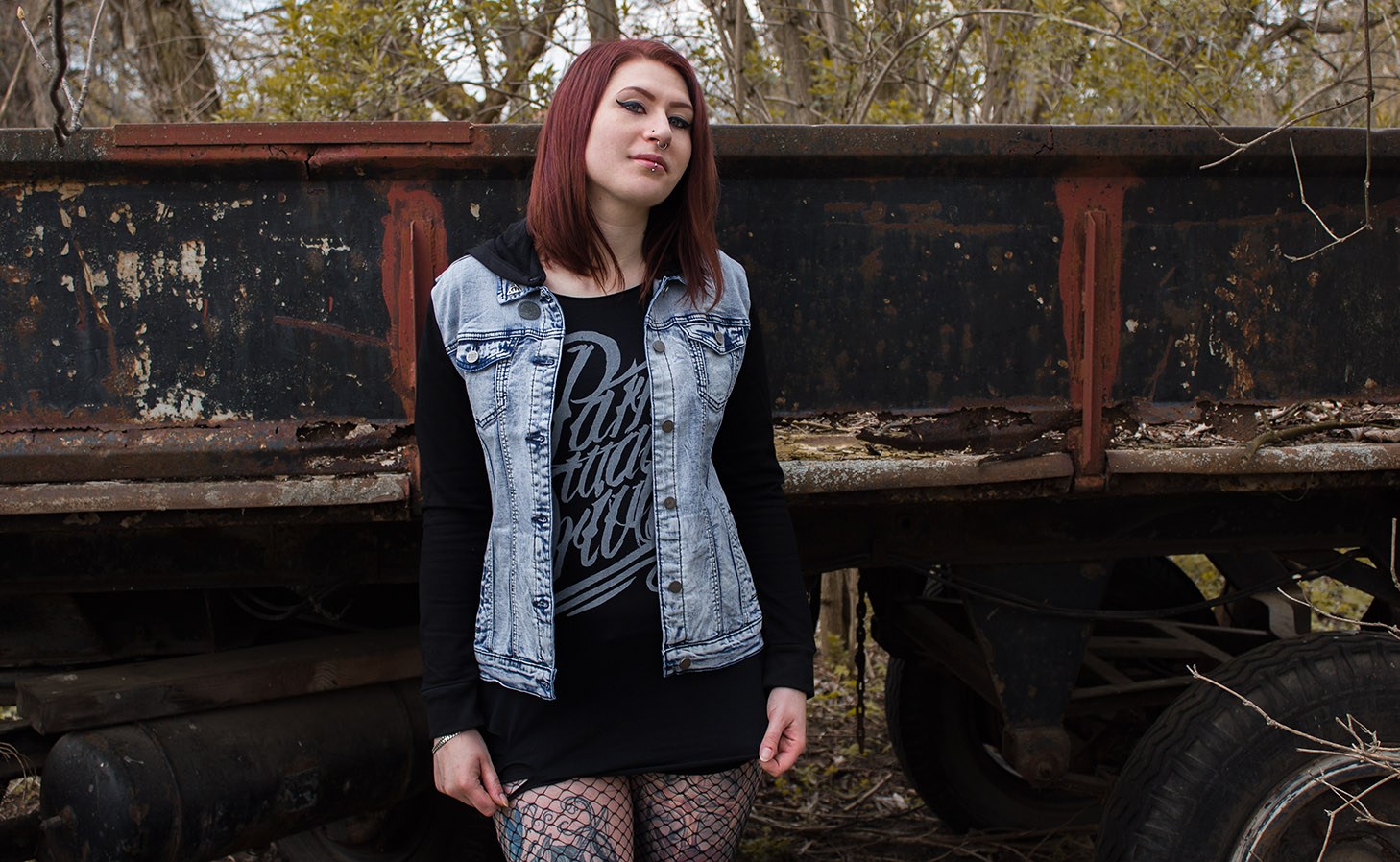 Denim Soul Übergangsjacke Black Premium by EMP