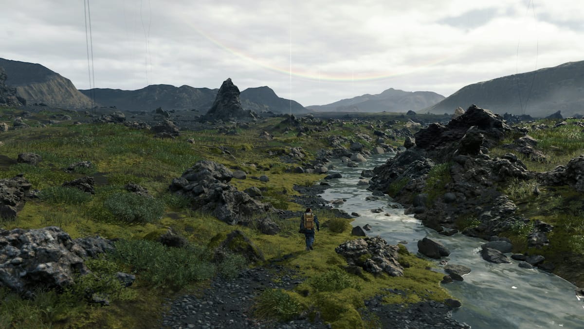 Die Welt in Death Stranding erinnert stark an Island.